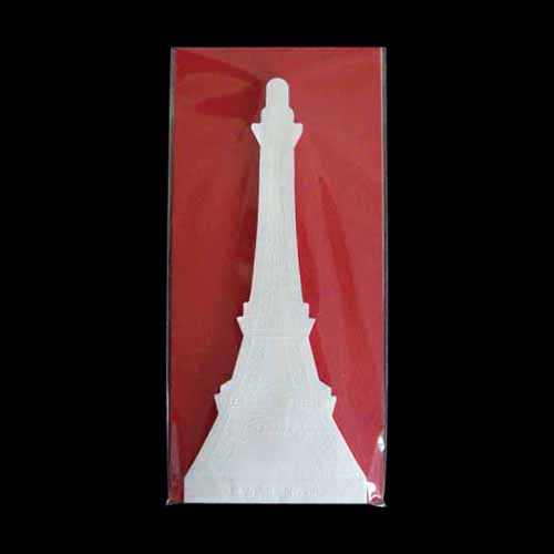 Photo1: 2-2 EIFFEL TOWER LETTER PAPER (RED)