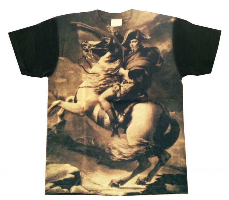 Photo1: #acrophobia-t001 Napoleon Bleaching Print T-shirts