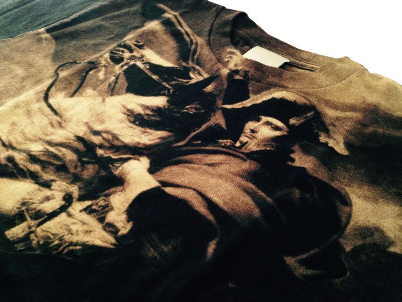 Photo2: #acrophobia-t001 Napoleon Bleaching Print T-shirts
